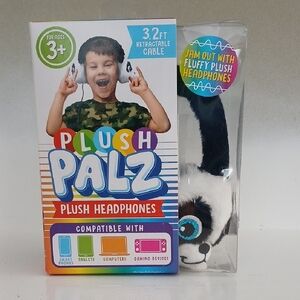 Plush Palz Fluffy Plush Headphones